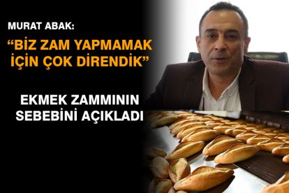 BOLU'DA EKMEK ZAMLANDI… SEBEBİNİ BAŞKAN AÇIKLADI